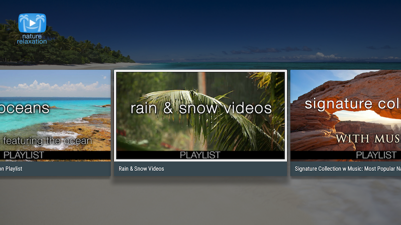 Nature Relaxation Android TV